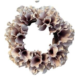 Wreath 22” Pink Rose Coloured Foam Flower Door Wall
